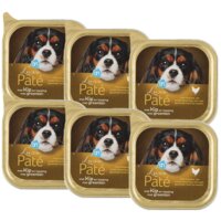 Een afbeelding van AH Alu luxe pate kip groente 6-pack