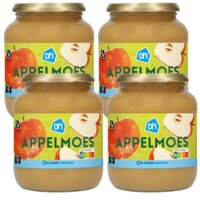 Een afbeelding van AH Appelmoes 0% 4-pack