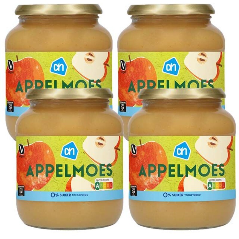 Een afbeelding van AH Appelmoes 0% 4-pack