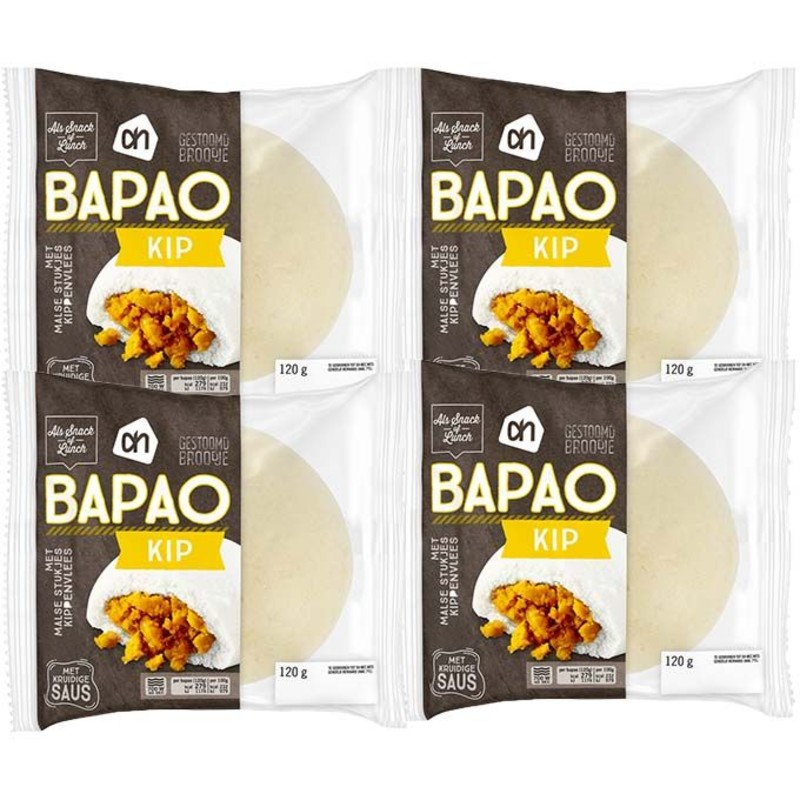 Een afbeelding van AH Bapao kip 4-pack