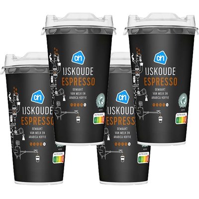 Comorama pakket Verslinden AH IJskoude espresso 4-pack bestellen | Albert Heijn
