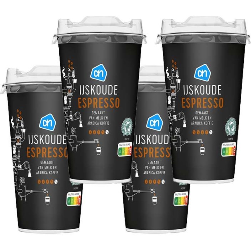 Een afbeelding van AH  IJskoude espresso 4-pack