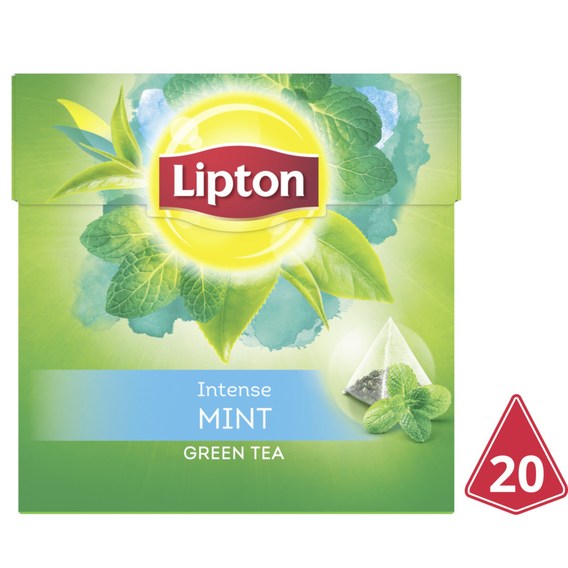 Een afbeelding van Lipton Green tea intense mint