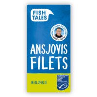Een afbeelding van Fish Tales Ansjovis filets in olijfolie msc