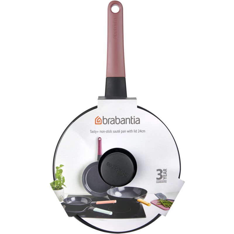 Een afbeelding van Brabantia Tasty+ hapjespan 24cm