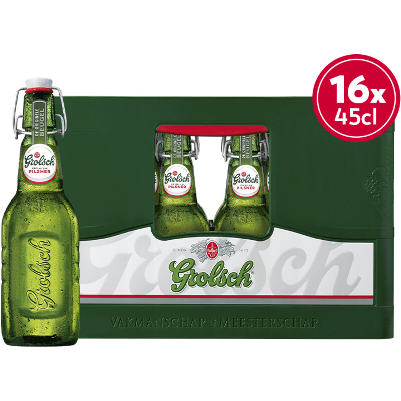 Een afbeelding van Grolsch Premium pilsner beugel krat