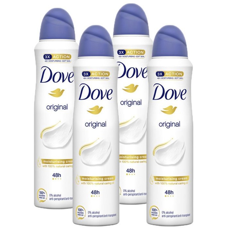 Een afbeelding van Dove deodorant spray voordeelverpakking