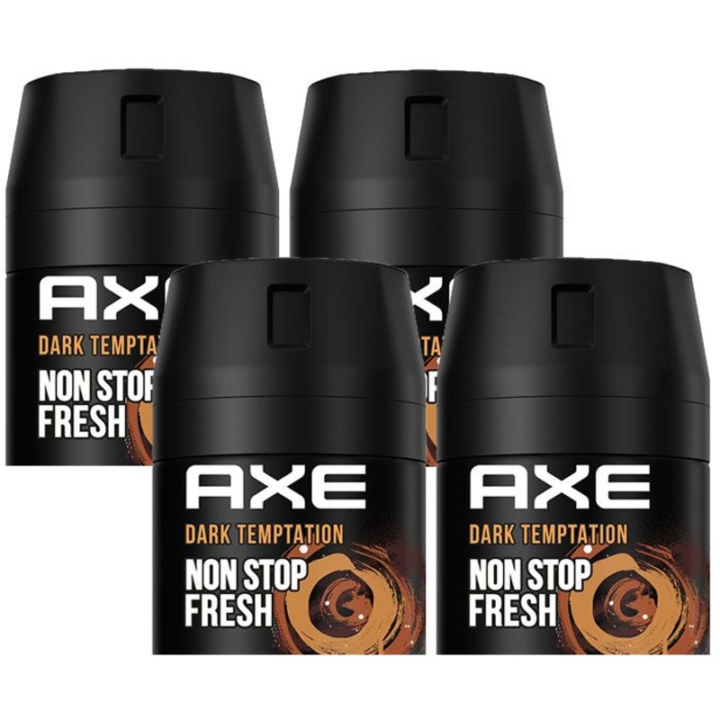 Een afbeelding van Axe bodyspray dark temptation voordeelpakket
