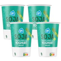 Een afbeelding van AH Soja yoghurt ongezoet 4-pack