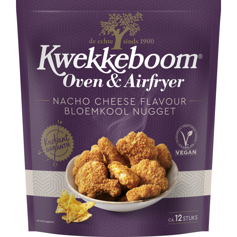 Een afbeelding van Kwekkeboom Nacho cheese bloemkool nuggets