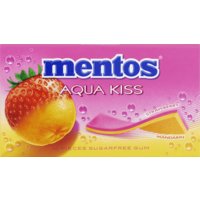 Een afbeelding van Mentos Gum Aqua kiss strawberry-mandarin