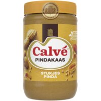 Een afbeelding van Calvé Pindakaas met stukjes pinda