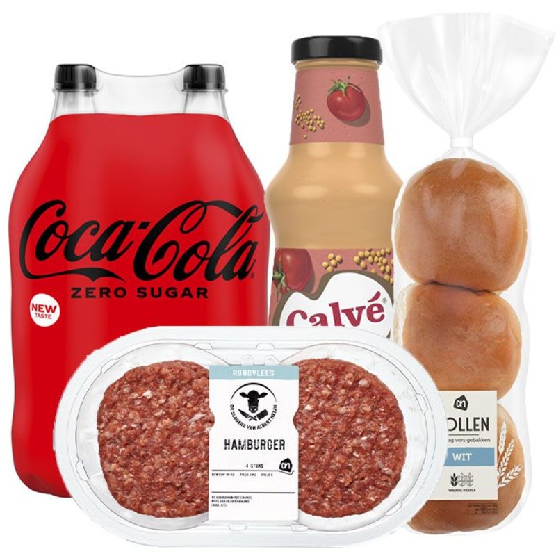 Een afbeelding van Coca-Cola BBQ pakket