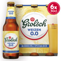 Een afbeelding van Grolsch Weizen alcoholvrij speciaalbier 6-pack