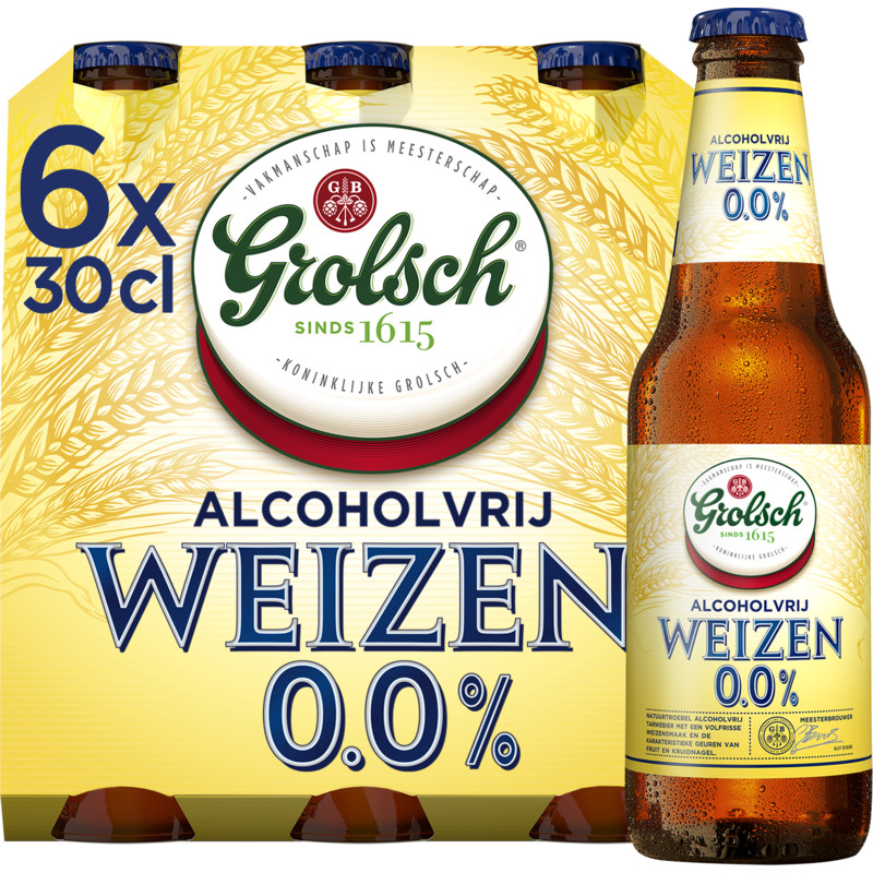 Een afbeelding van Grolsch Weizen 0.0 6-pack