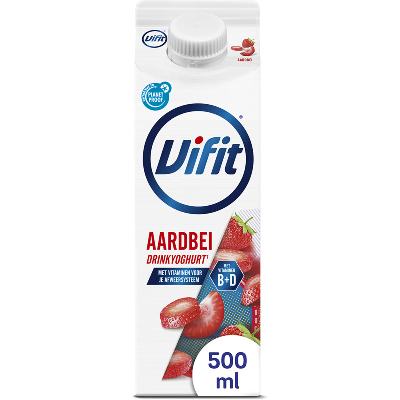 Een afbeelding van Vifit Drinkyoghurt aardbei