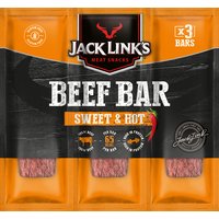 Een afbeelding van Jack Link's Beef bar sweet & hot 3-pack