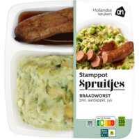 Afbeelding van Stamppot spruitjes braadworst