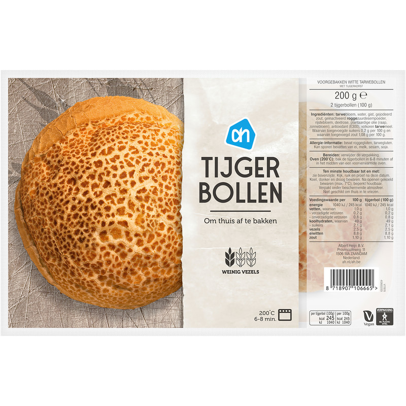 Een afbeelding van AH Tijgerbollen