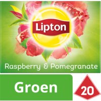 Een afbeelding van Lipton Green tea raspberry & pomegranate