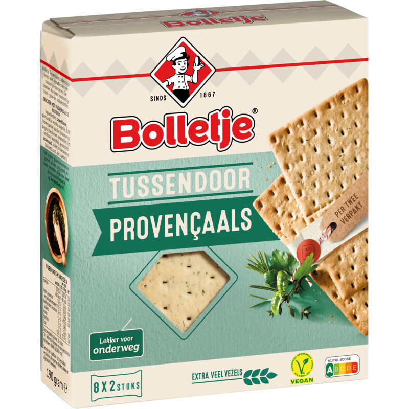 Een afbeelding van Bolletje Tussendoorcrackers provençaals