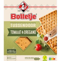 Een afbeelding van Bolletje Tussendoorcrackers tomaat & oregano