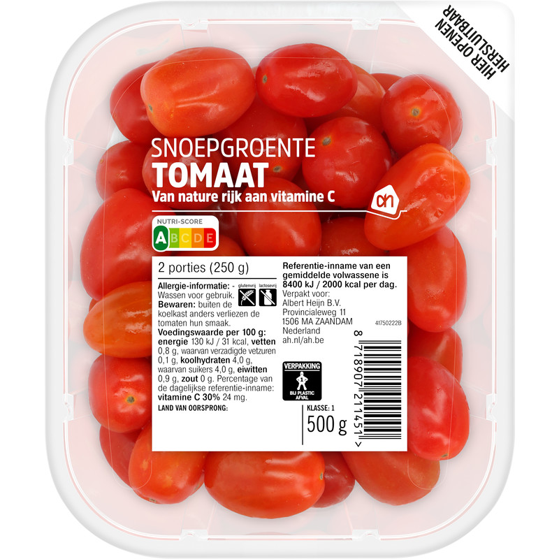 Een afbeelding van AH Snoepgroente tomaat