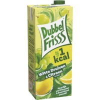 Een afbeelding van DubbelFrisss 1kcal Witte druiven & citroen