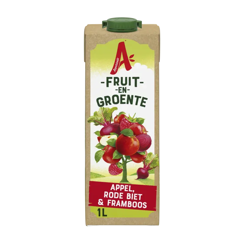 Fruit & groente appel rode biet framboos