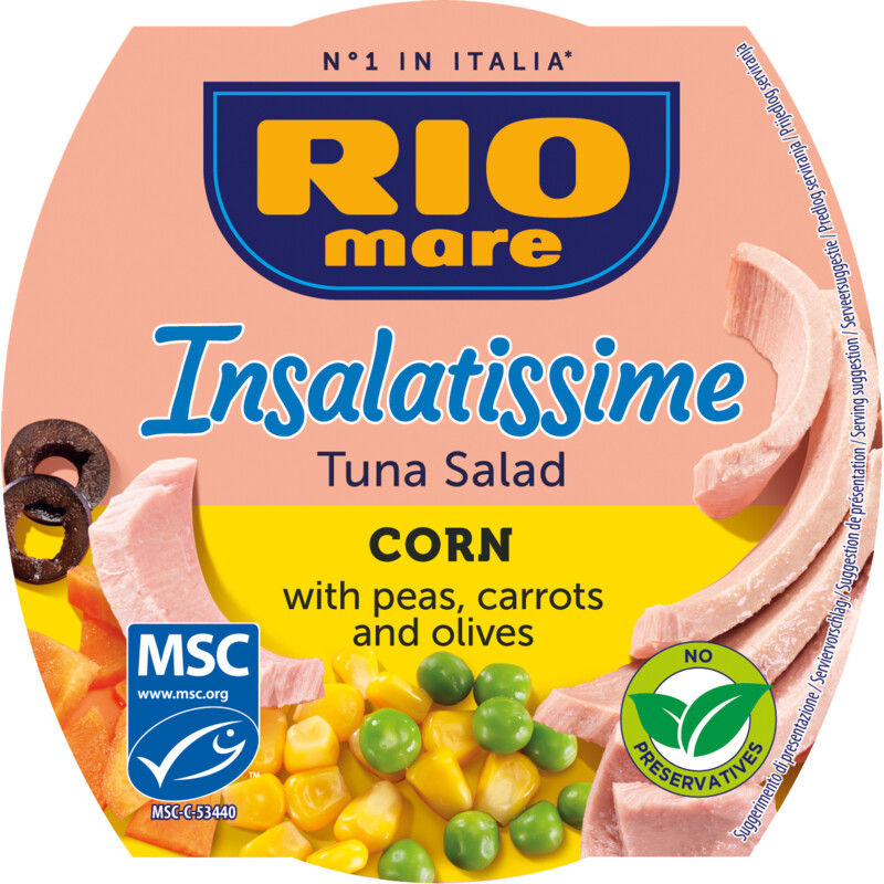 Een afbeelding van Rio Mare Insalatissime tuna salad mais