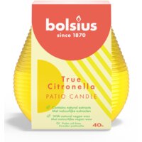 Een afbeelding van Bolsius True citronella patio candle geel