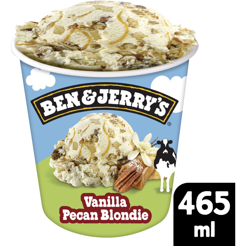 Een afbeelding van Ben & Jerry's Vanilla pecan blondie