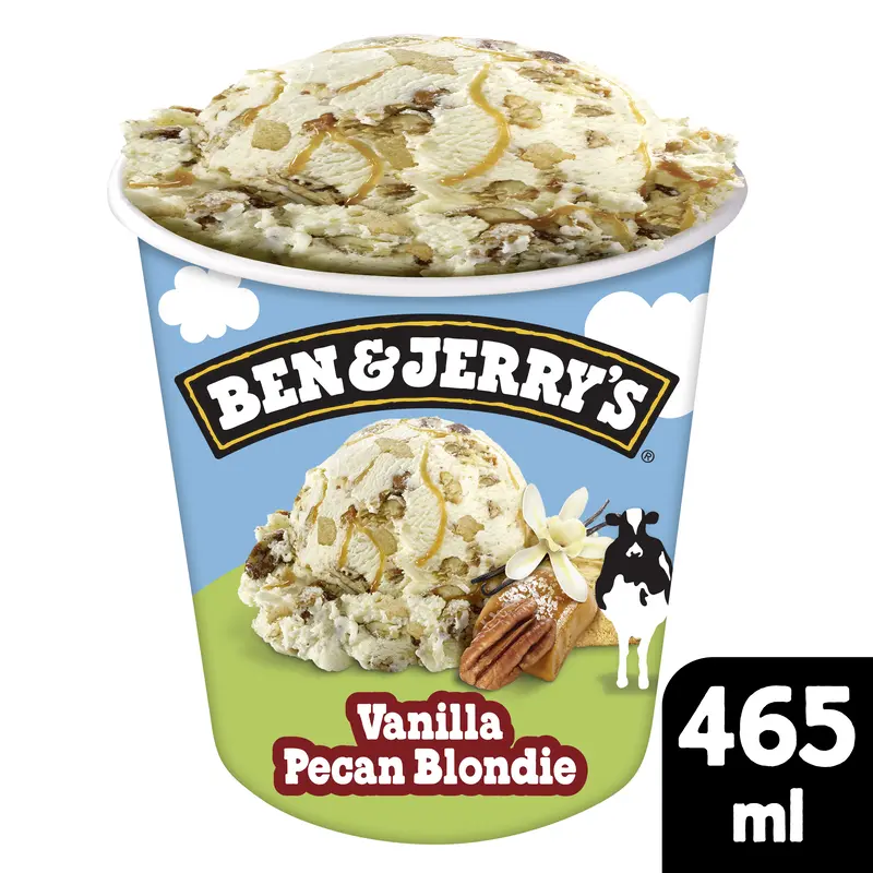 Ben & Jerry's Vanilla pecan blondie