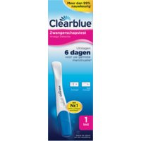 Een afbeelding van Clearblue Zwangerschapstest 6 dagen vroeger