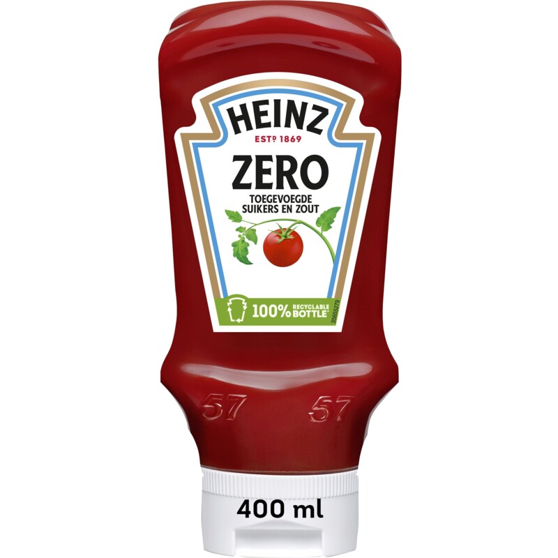 Een afbeelding van Heinz Tomato ketchup zero toegevoegde suikers