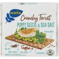 Een afbeelding van Wasa Crunchy twist poppy seeds & sea salt