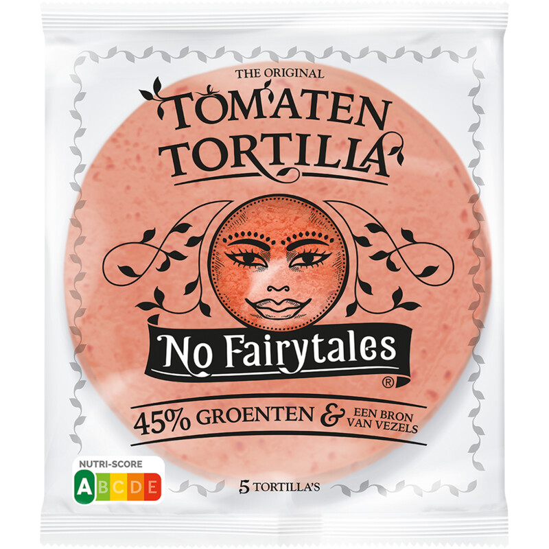 Een afbeelding van No Fairytales Tomaten tortilla