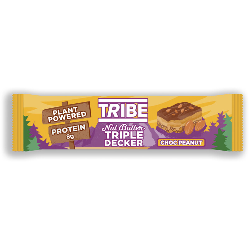 Een afbeelding van Tribe Triple decker nut butter choc peanut