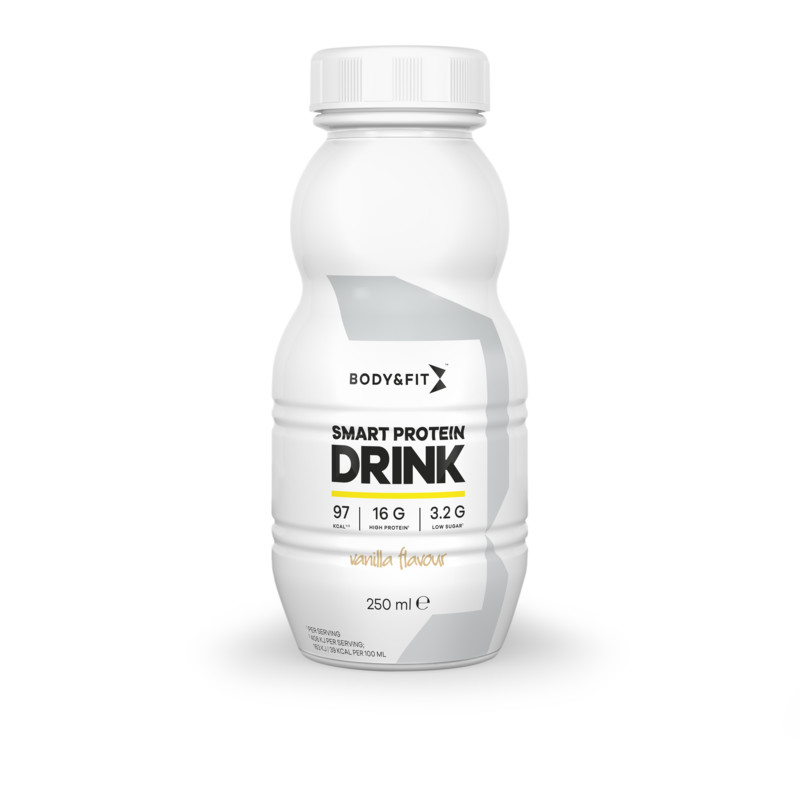 Een afbeelding van Body & Fit Smart protein drink vanilla flavour