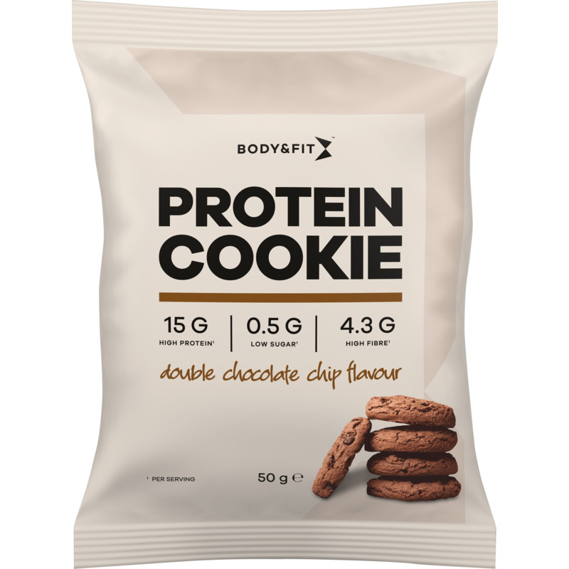 Een afbeelding van Body & Fit Protein cookie double chocolate chip