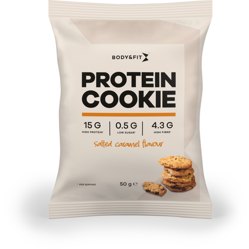Een afbeelding van Body & Fit Protein cookie salted caramel flavour