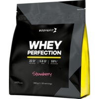 Een afbeelding van Body & Fit Whey perfection strawberry