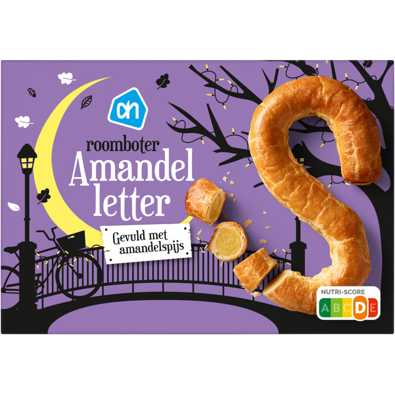 Een afbeelding van AH Roomboter amandelletter