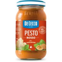 Een afbeelding van De Cecco Pesto rosso con mascarpone