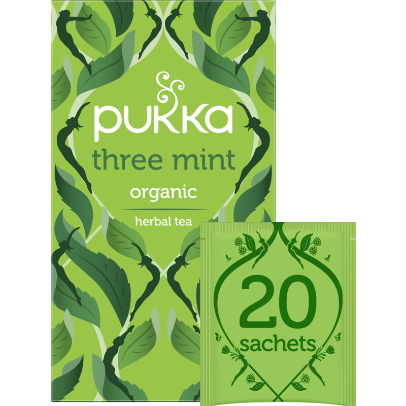 Een afbeelding van Pukka Three mint