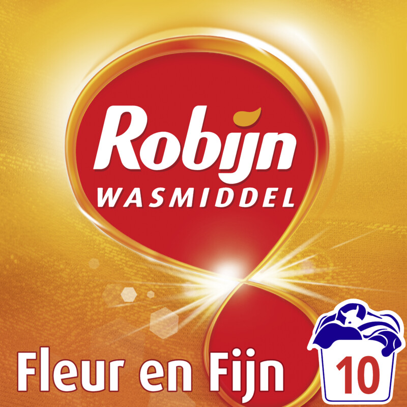 Een afbeelding van Robijn Fleur & fijn waspoeder kleur