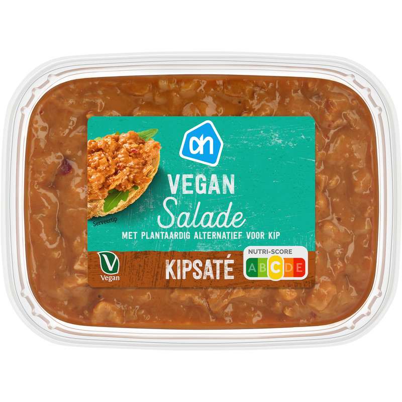 Een afbeelding van AH Vegan salade kipsaté