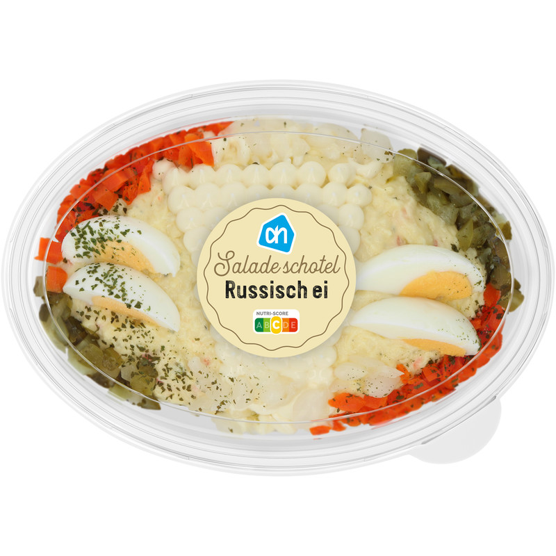 Een afbeelding van AH Saladeschotel Russisch ei