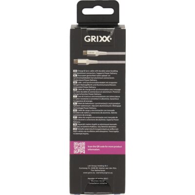 pdp-image-Grixx USB-C to USB-C white 1 meter
