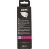 Een afbeelding van Grixx Charger USB-C en USB-A white